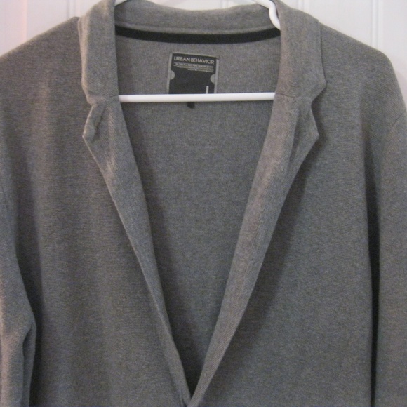 Urban Behavior Long Sleeve Shawl Collar Cardigan L - Picture 4 of 6